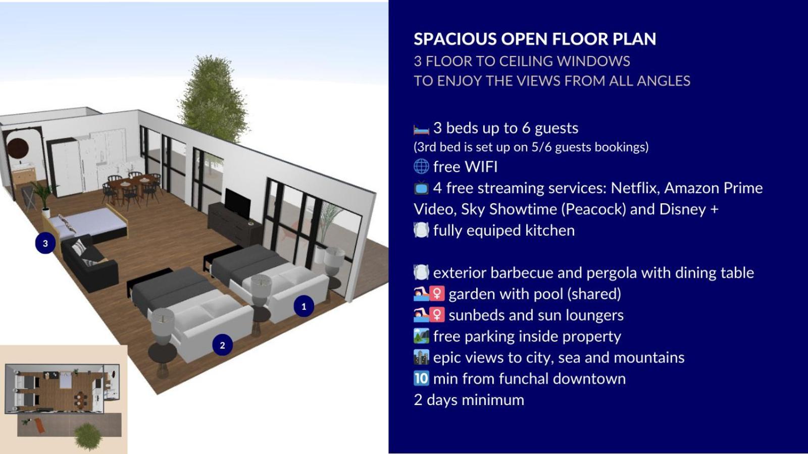 Studio Geek Villa - Open Space - 5M From 5 Top Attractions - Pool All Year Round, Dining Pergola, Barbecue - Funchal Matrix Holiday Home Exterior foto
